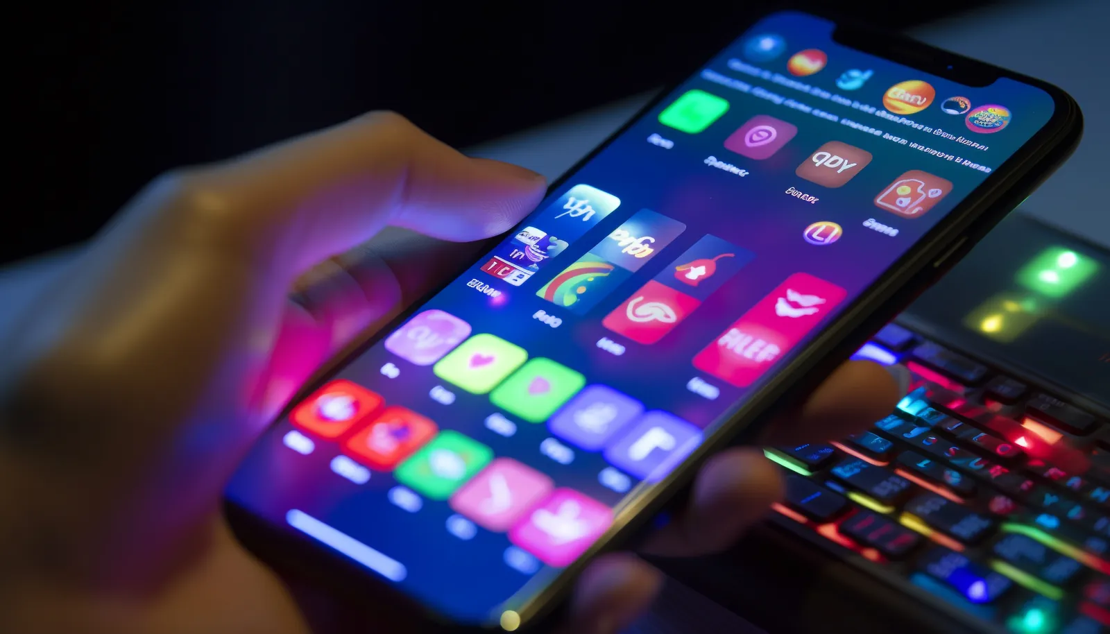 Mobile app interface representing booking and ordering systems